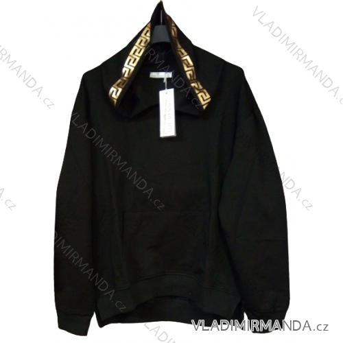 Mikina s kapucňou dlhý rukáv dámske (S-XL) TURECKÁ MÓDA TMWL218605