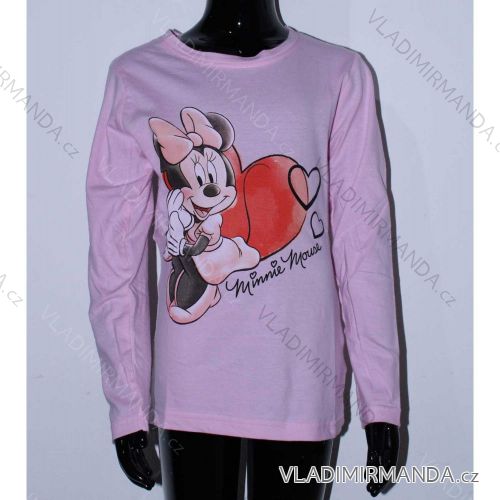 Tričko bavlněné dlhý rukáv minnie mouse detské dievčenské (98-128) SETINO MIN-G-T-SHIRT-223