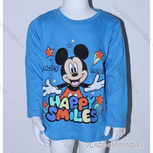 Tričko bavlnené dlhý rukáv mickey mouse detské chlapčenské (98-128) SETINO MIC-GT-SHIRT-213