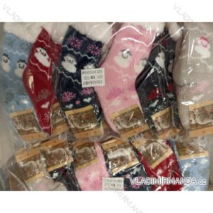 Ponožky zateplené bavlnou detské dojčenské dievčenské (0-36 mesiacov) EMI ROSS ROS21EJ6821