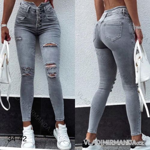 Rifle jeans dlhé dámske (34-42) JEANS JAW21AM10-14