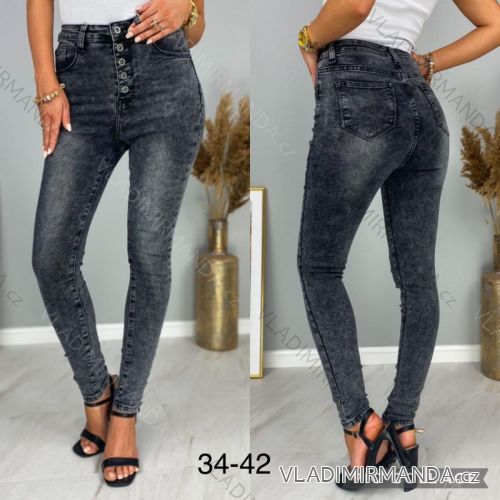 Rifle jeans dlhé dámske (34-42) JEANS JAW21AM10-13