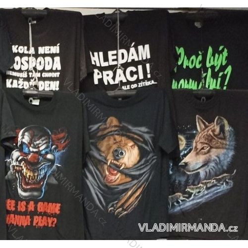Tričko veselé krátky rukáv pánske (M-2XL) POĽSKO PV921144
