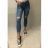 Rifle jeans dámske (36-46) BS jeans S5946/DR 40 <p>modrá</p>