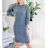Šaty pletené dlhý rukáv dámske (S / M ONE SIZE) TALIANSKÁ MÓDA IMWC218151
