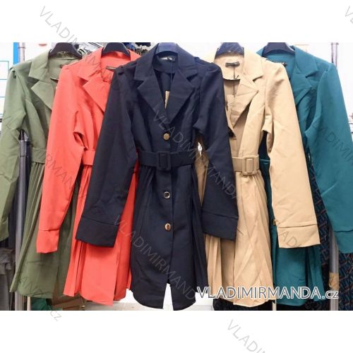 Kabát jesenný dámsky (S/M ONE SIZE) TALIANSKA MÓDA IMWA218164