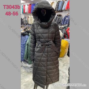 Kabát zimný dlhý rukáv dámsky nadrozmer (48-56) PMWT21T3043