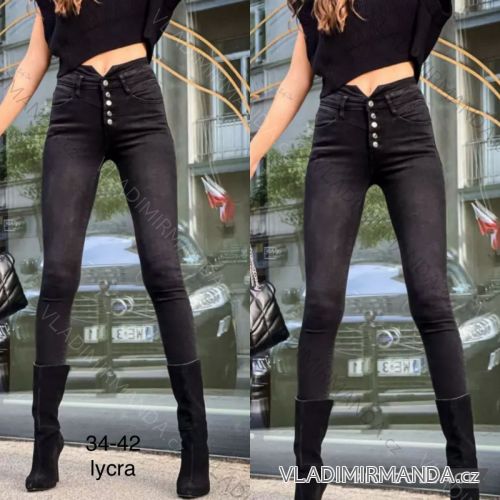 Rifle jeans dlhé dámske (34-42) JEANS JAW218205