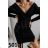 Šaty elegantný dlhý rukáv dámske (S/M ONE SIZE) TALIANSKA MÓDA IMWD218313