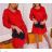 Šaty elegantní společenské třpytivé dlouhý rukáv dámské (S/M ONE SIZE) ITALSKÁ MÓDA IMWA2182112