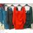 Šaty elegantný dlhý rukáv dámske (S/M ONE SIZE) TALIANSKA MÓDA IMWE218368