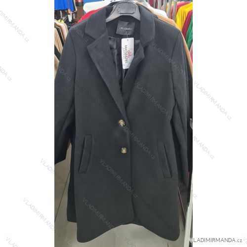 Kabát flaušový s podšívkou dámsky (S/M ONE SIZE) TALIANSKA MÓDA IMM211601