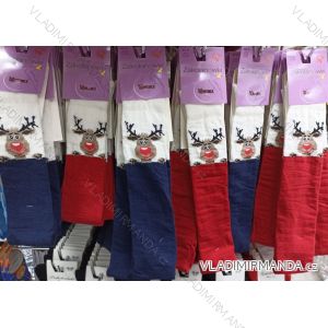 Ponožky Vánoční nadkolenky dětské dorost (23-26, 27-30, 31-34) POLSKÁ MODA DPP21430