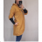 Bunda šusťáková s podšívkou dlouhý rukáv dámská nadrozměr (2XL/3XL ONE SIZE) ITALSKá MODA IMC2282131