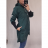 Bunda šusťáková s podšívkou dlouhý rukáv dámská nadrozměr (2XL/3XL ONE SIZE) ITALSKá MODA IMC2282131