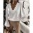 Halenka elegantní dlouhý rukáv dámská (S/M ONE SIZE) ITALSKÁ MÓDA IMWB22290