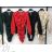 Šaty elegantní dlouhý rukáv dámská (S/M ONE SIZE) ITALSKÁ MÓDA IMWE218501