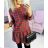 Šaty elegantní dlouhý rukáv dámské (S/M ONE SIZE) ITALSKÁ MÓDA IMWA218518