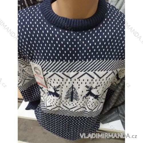 Svetr pletený vánoční teplý pánský (M-2XL) TURECKÁ MÓDA TME21051