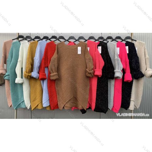 Sveter predĺžený dlhý rukáv dámsky (S / M ONE SIZE) TALIANSKÁ MÓDA IMWA218573