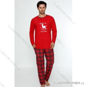 Pyžamo bavlněné vánoční dlouhé pánské (M-2XL) TURECKÁ MÓDA TMWA218622