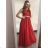 Šaty elegantné spoločenské na ramienka dámske (S / M ONE SIZE) TALIANSKÁ MÓDA IM321609