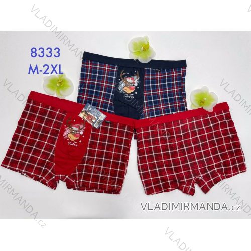 Boxerky veselé vánoční pánské (M-2XL) POLSKÁ MÓDA DPP218333
