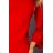 190-3 MARGARET dress with lace on the sleeves - red