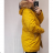 Bunda / Kabát parka zimná dámska nadrozměr (XL-7XL) POĽSKÁ MÓDA HKW21A-BIG949/DR