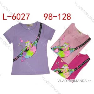 Tričko krátký rukáv dětské dívčí (98-128) SEZON SEZ22L-6027