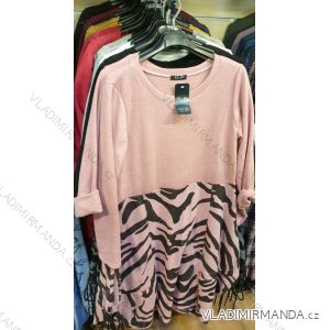 Šaty teplé dlhý rukáv dámske (XL/2XL ONE SIZE) TALIANSKA MÓDA IMN21DREXI