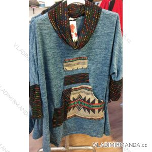 Šaty teplé dlhý rukáv dámske (XL/2XL ONE SIZE) TALIANSKA MÓDA IMN21034