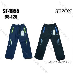 Nohavice softshell tenké detské chlapčenské (98-128) SEZON SEZ22SF-1955