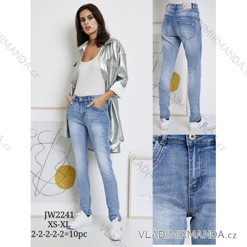 Rifle jeans dlhé dámske (XS-XL) JEWELLY JEW22JW2241
