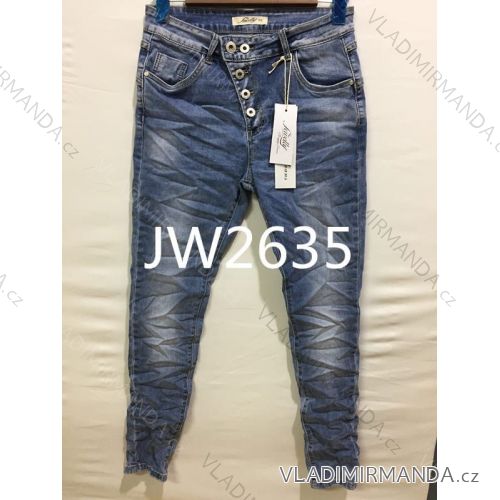 Rifle jeans dlhé dámske (XS-XL) JEWELLY JEW22JW2635