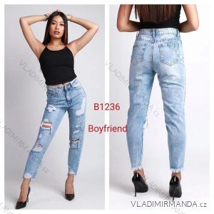 Rifle jeans dlhé dámske (XS-XL) JEANS JAW22B1236