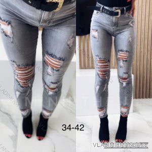 Rifle jeans dlhé dámske (34-42) JEANS JAW22096