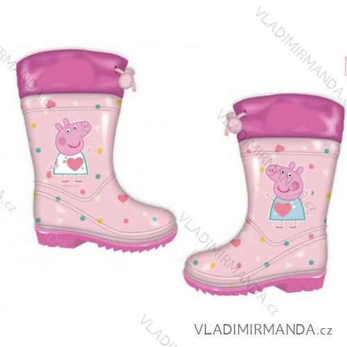 Čižmy gumovky peppa detské dorast dievčenské (22-30) SETINO PP13857