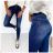 Rifle jeans dlhé dámske (XS-XL) RE-DRESS MA522S6551-1