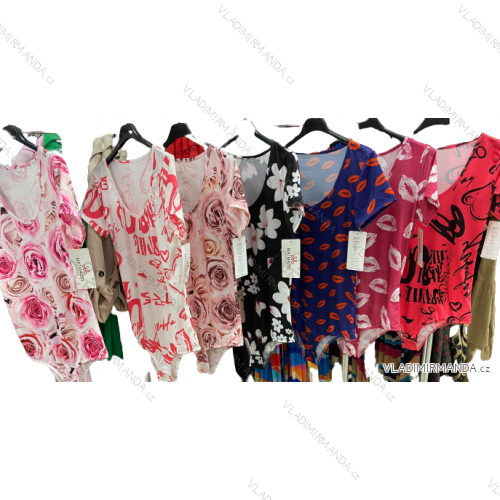 Body krátký rukáv dámské (S/M ONE SIZE) ITALSKÁ MÓDA IMM211564