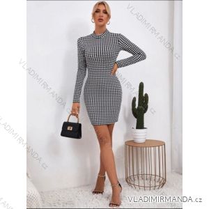 Šaty elegantný rolák dlhý rukáv dámske (S/M ONE SIZE) TALIANSKA MÓDA IMM22034