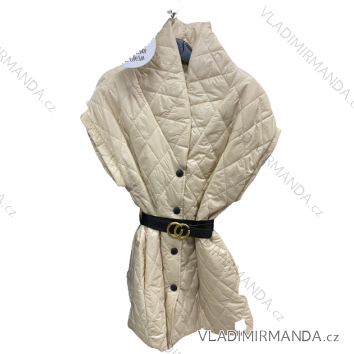 Vesta šustťáková s páskem dámska (S/M ONE SIZE) TALIANSKA MÓDA IMM22040