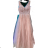 Šaty elegantní společenské/ na ramínka dámské (S/M.ONE SIZE) ITALSKÁ MÓDA IMM22049