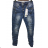 Rifle jeans baggy dlhé dámske na gombíky (XS-XL) JEWELLY JEW22JW2229/DR