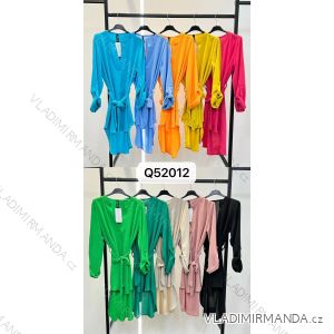 Šaty košeľové dlhý rukáv dámske (S/M ONE SIZE) TALIANSKA MÓDA IMM22Q52012