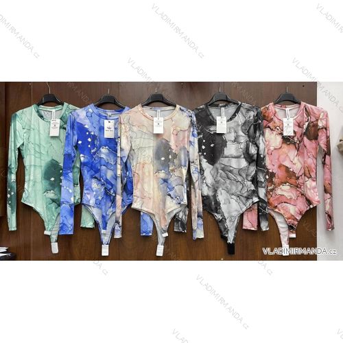 Body dlhý rukáv dámske (S/M ONE SIZE) TALIANSKA MÓDA IMWA22185