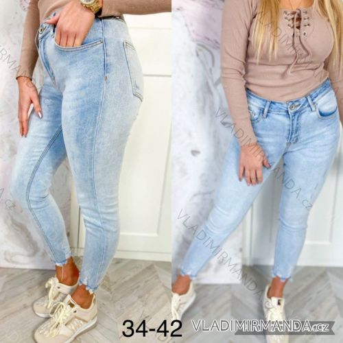Rifle jeans dlhé dámske (34-42) JEANS JAW22228