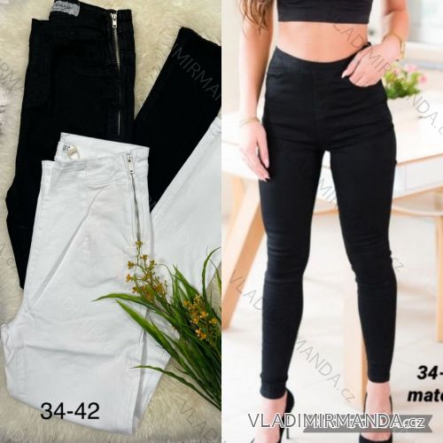 Rifle jeans dlhé dámske (34-42) JEANS JAW22350