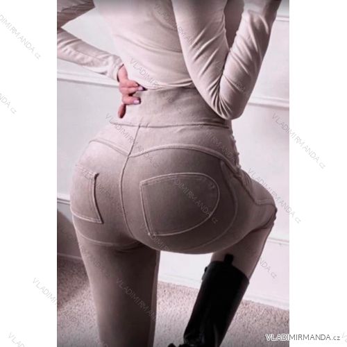 Nohavice dlhé dámske (S/M ONE SIZE) TALIANSKA MÓDA IMWD22362