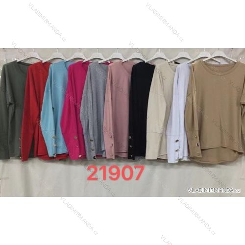 Tričko dlhý rukáv dámske (S/M ONE SIZE) TALIANSKA MÓDA IMWL2221907